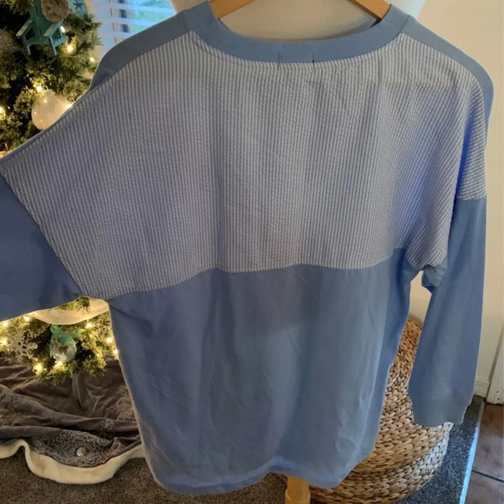 Powder Blue, Seersucker Spirit Jersey